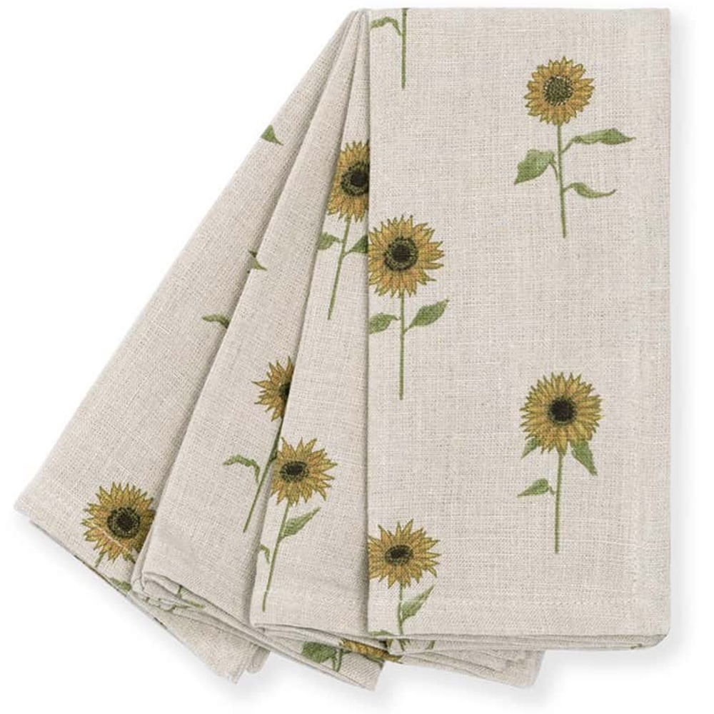 New Sunflower Linen‎ Napkin Set